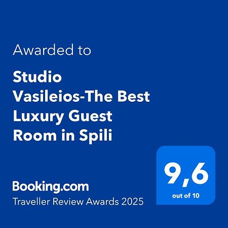 Studio Vasileios-The Best Luxury Guest Room In Spili Spílion Exterior photo